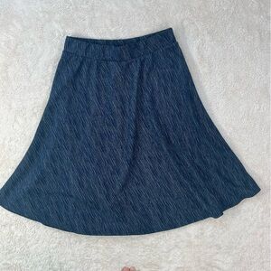 Vintage JM FLEURETTE MIDI Swing Skirt Elastic Waist Size Large Rockabilly